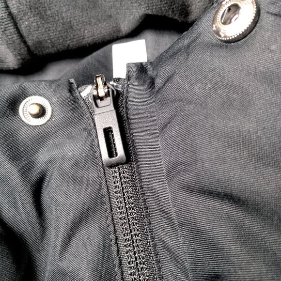 Adidas Garneau Stadium Jacket Men Medium Black Coat Coach Parka Moose 18 Soccer - Picture 16 of 16